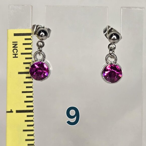 Gem Stone Earrings - Picture 9 of 9